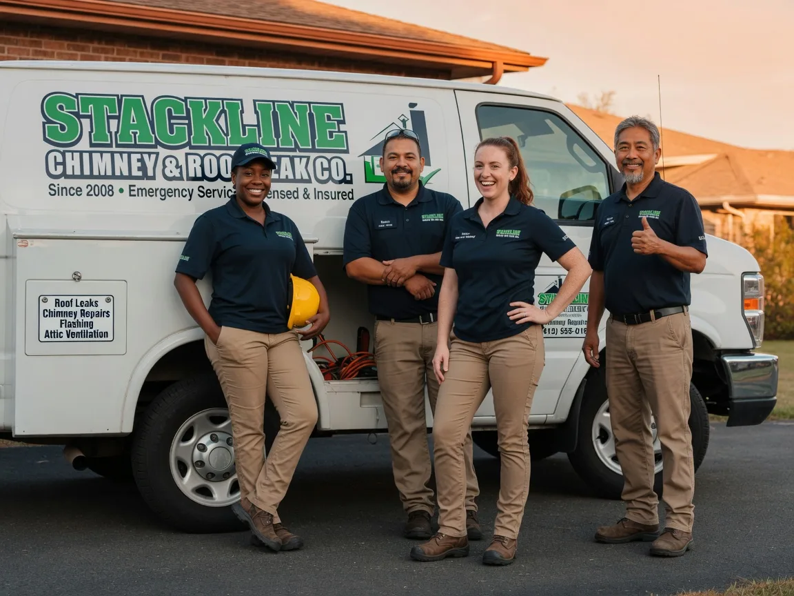 Chimney flashing repair company in Shavertown, PA